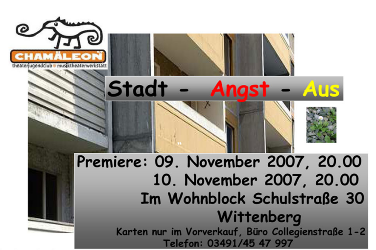 Stadt – Angst – Aus